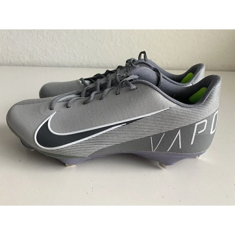 Nike Lunar Vapor Ultrafly‎ Elite 3 DC9907-003 Gray Baseball Cleats Men’s Sz 14